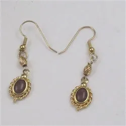 Red Jasper Gold Earrings