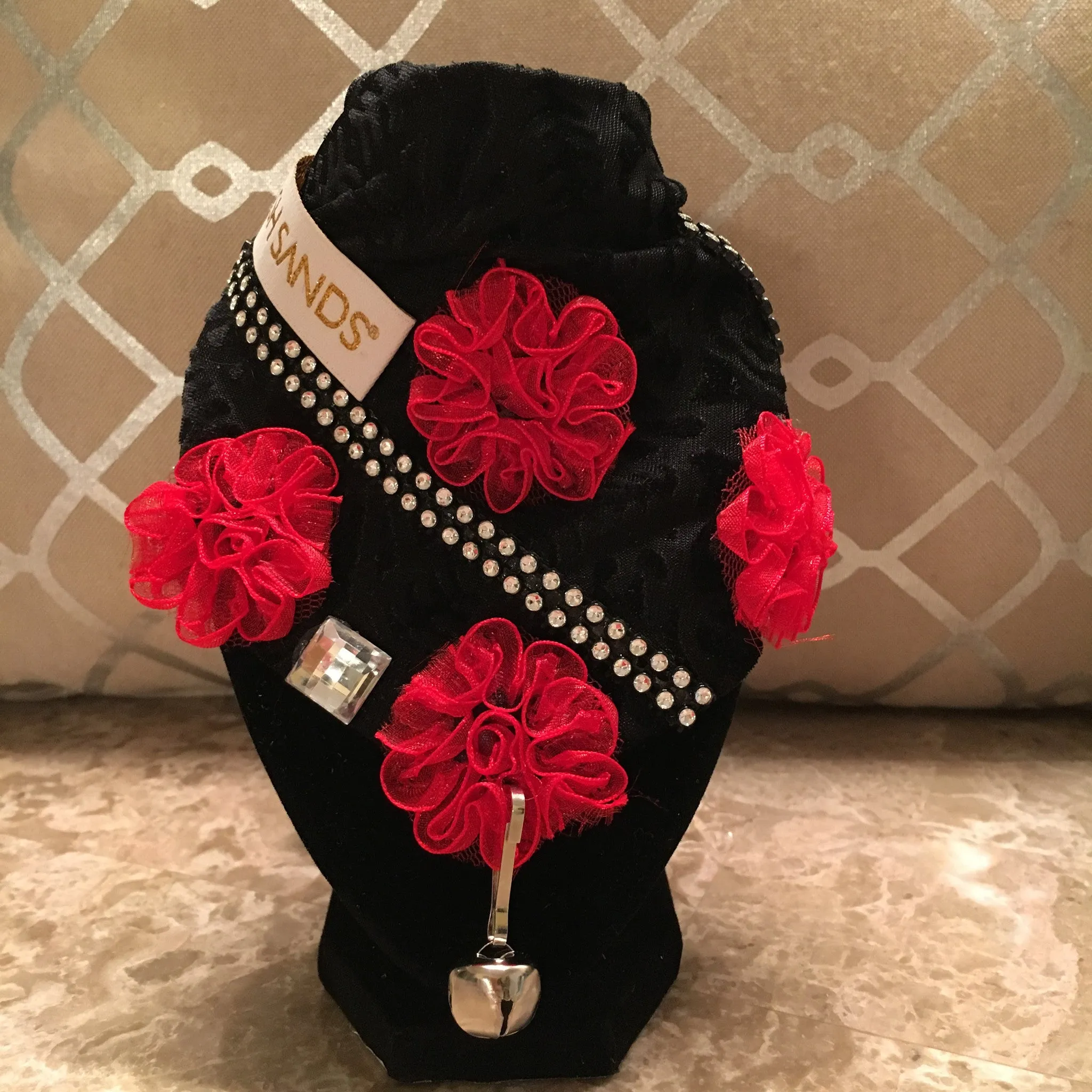 Red Rose Ravish Scarf $24.99 (with bell)