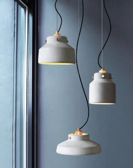 Rikard Scandinavian Unique Cement Pendant Light