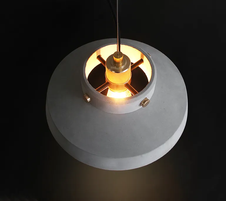 Rikard Scandinavian Unique Cement Pendant Light