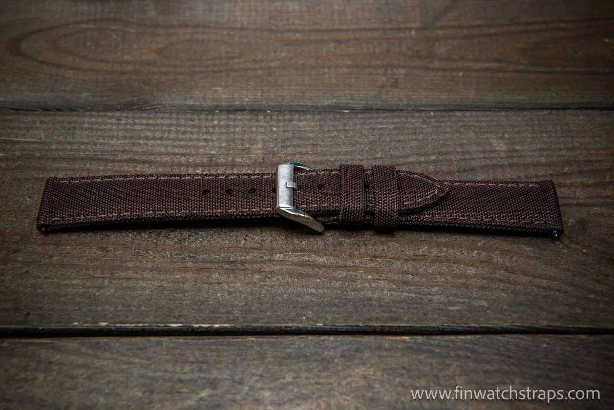 Sailcloth waterproof watch strap.