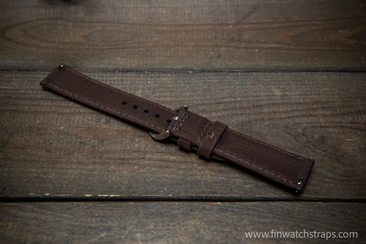 Sailcloth waterproof watch strap.