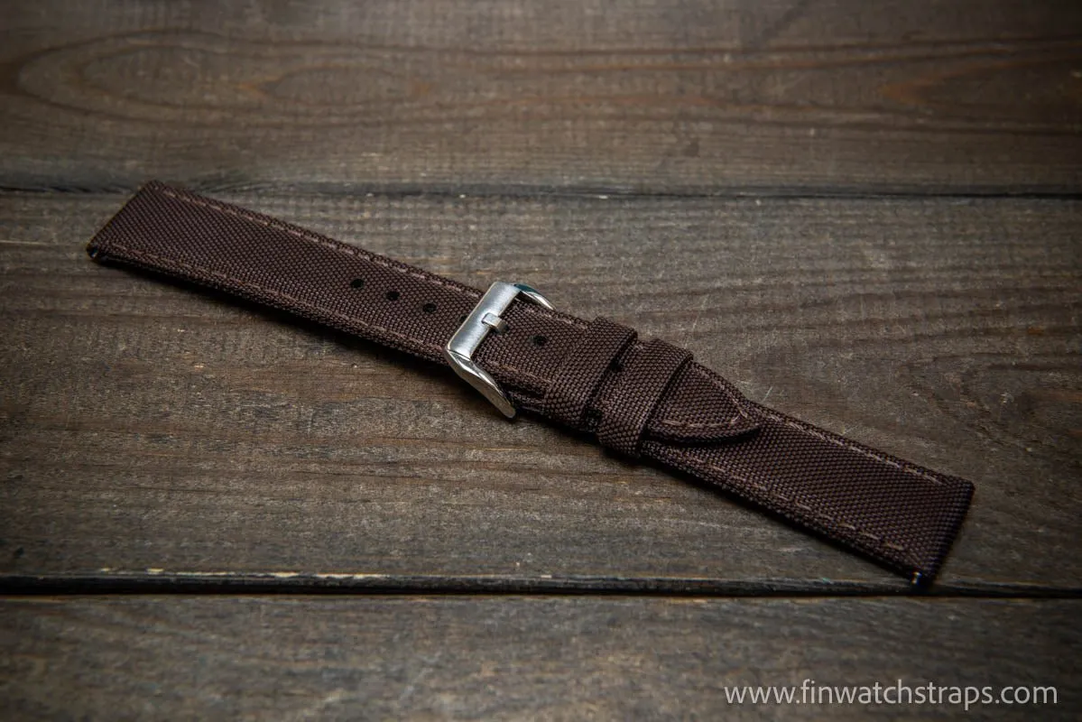 Sailcloth waterproof watch strap.