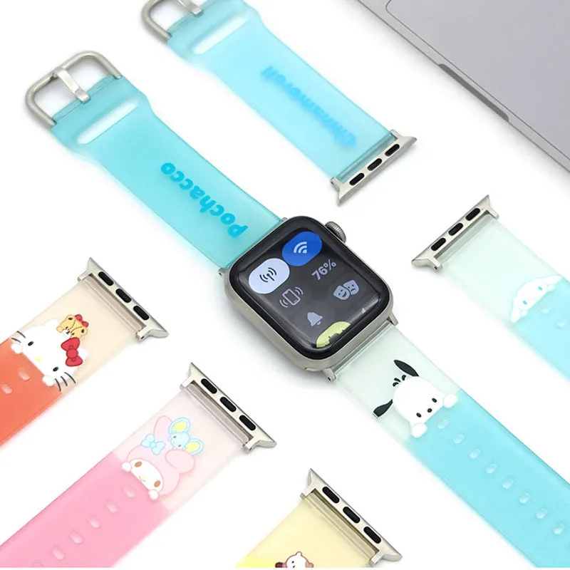 Sanrio Characters Peek Watch Strap Wristbands for Apple Watch