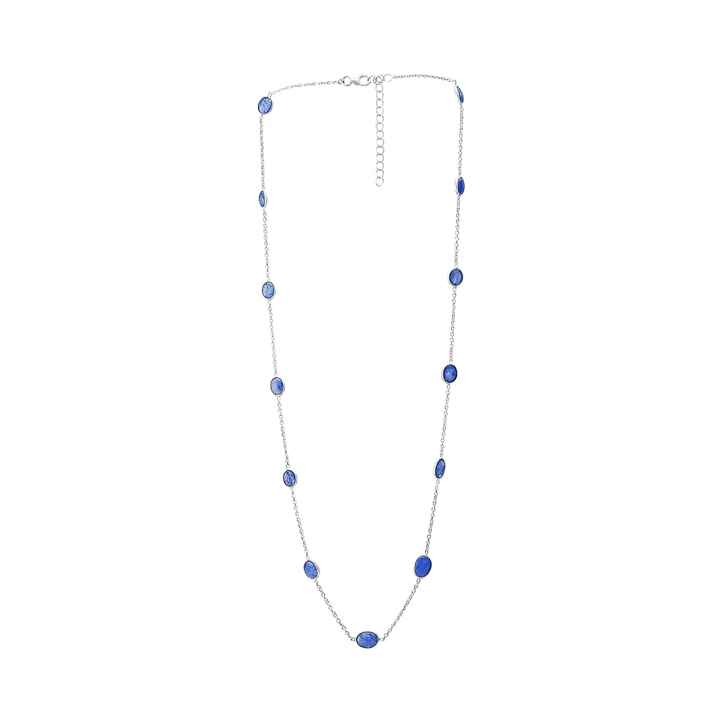 Sapphire Stirling Silver Necklace