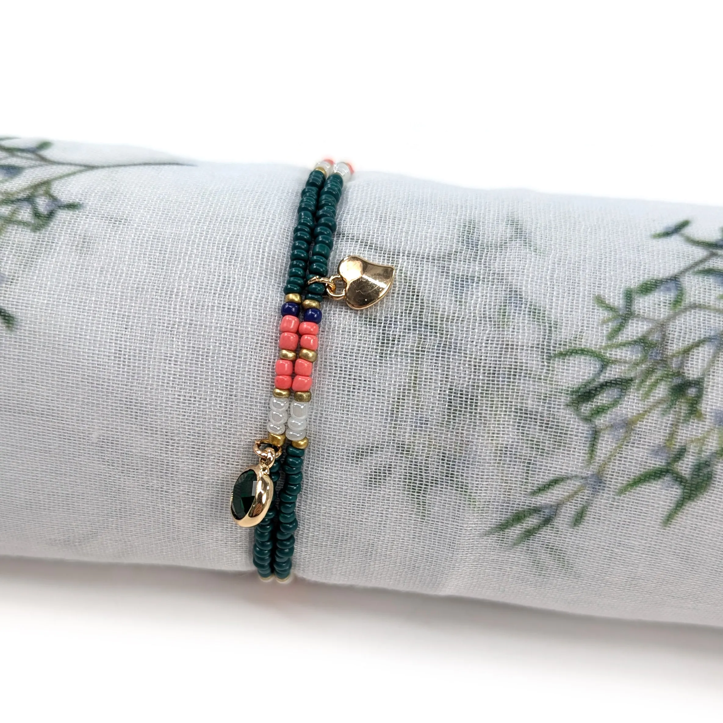 Scarf & Bracelet Gift Set in a Cracker - Mistletoe