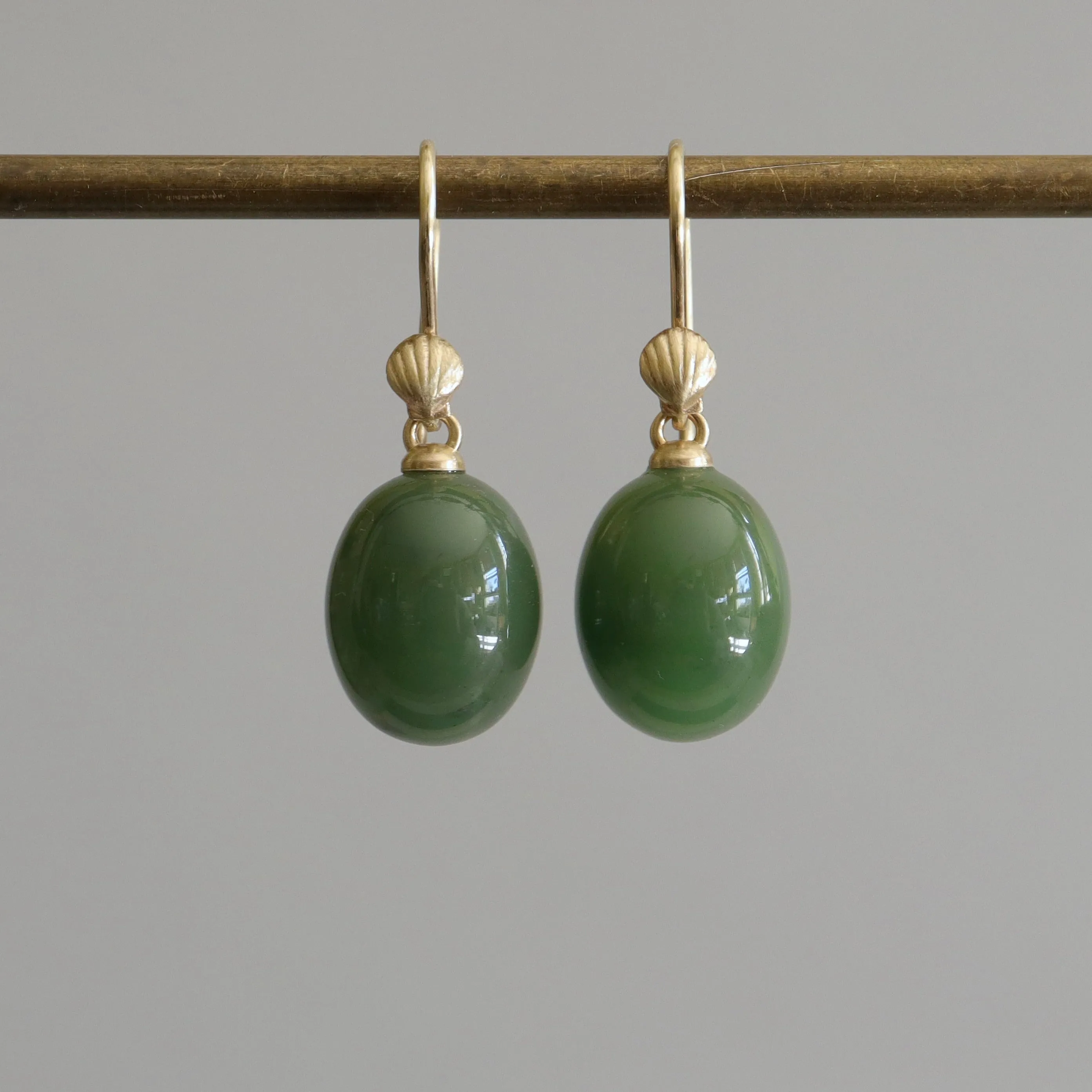 Seagrass   Shell Jade Ruthie B. Earrings