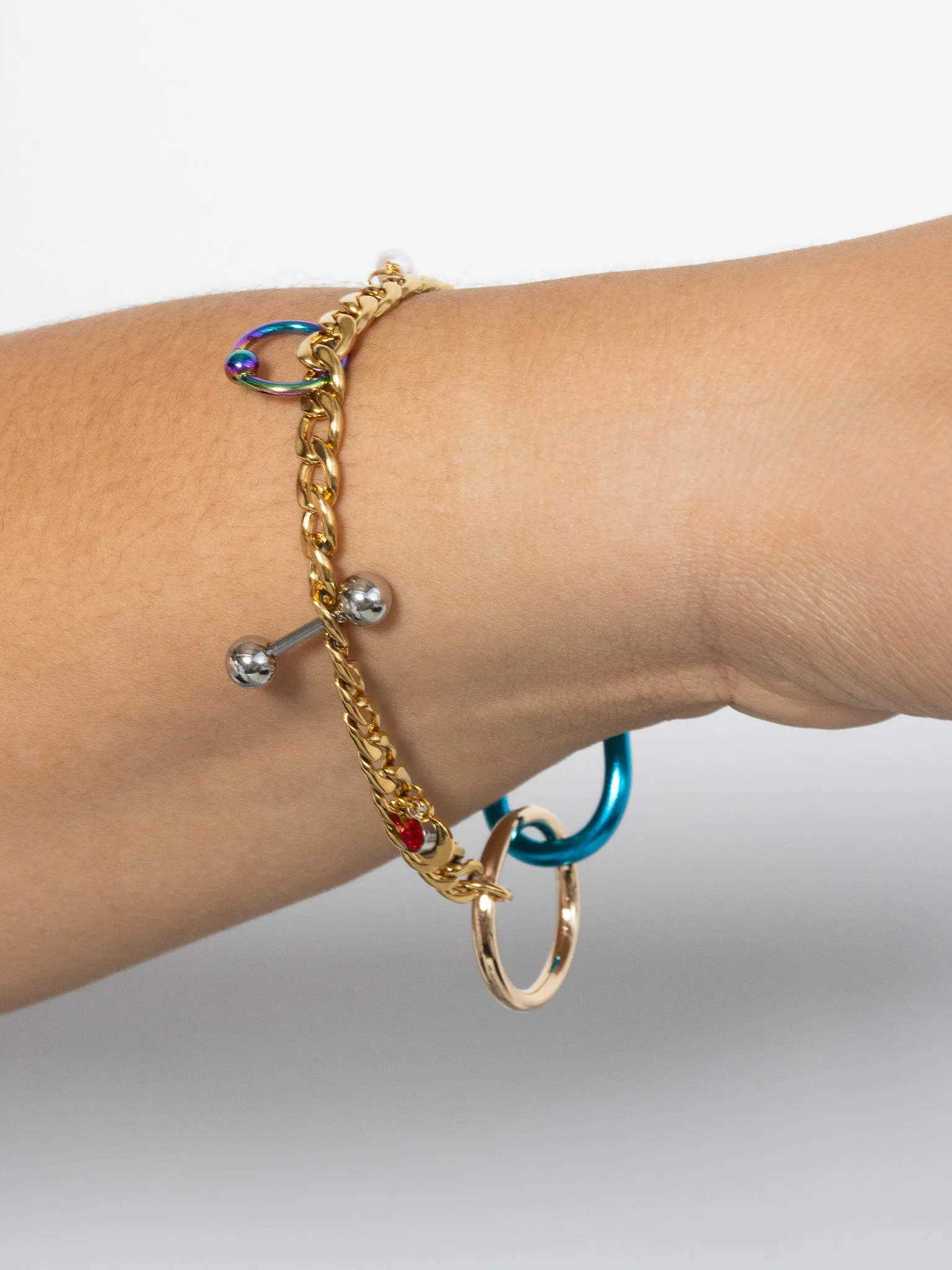 Shop Journal - Pierced Charm Carabiner Bracelet