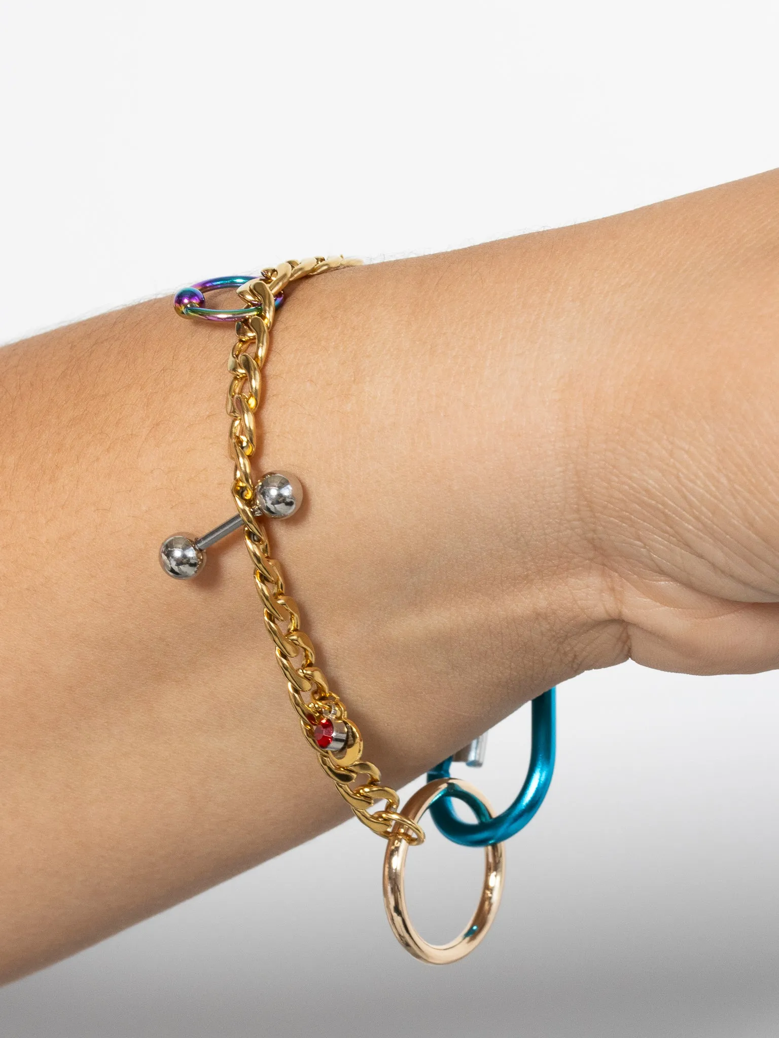 Shop Journal - Pierced Charm Carabiner Bracelet