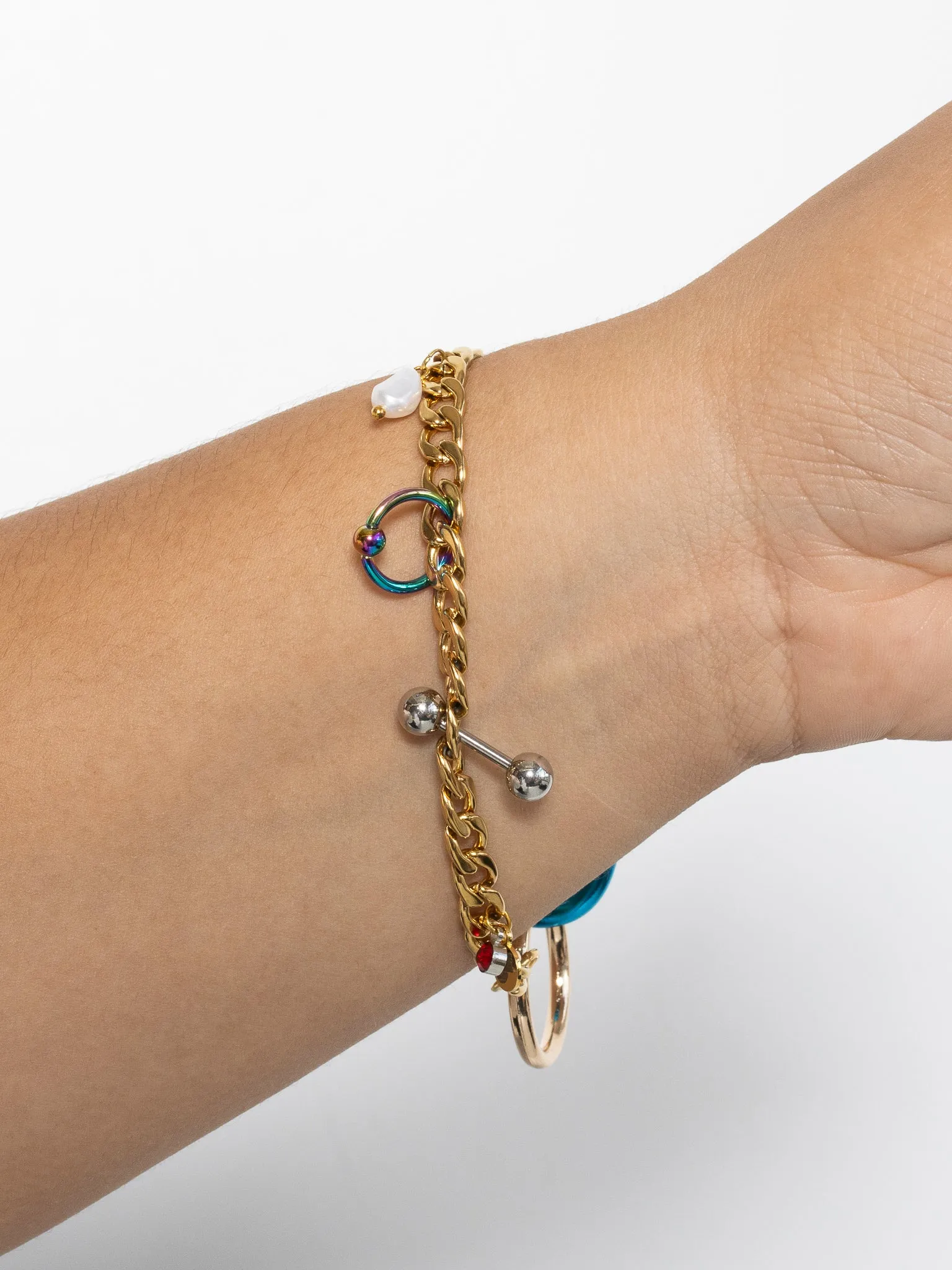 Shop Journal - Pierced Charm Carabiner Bracelet