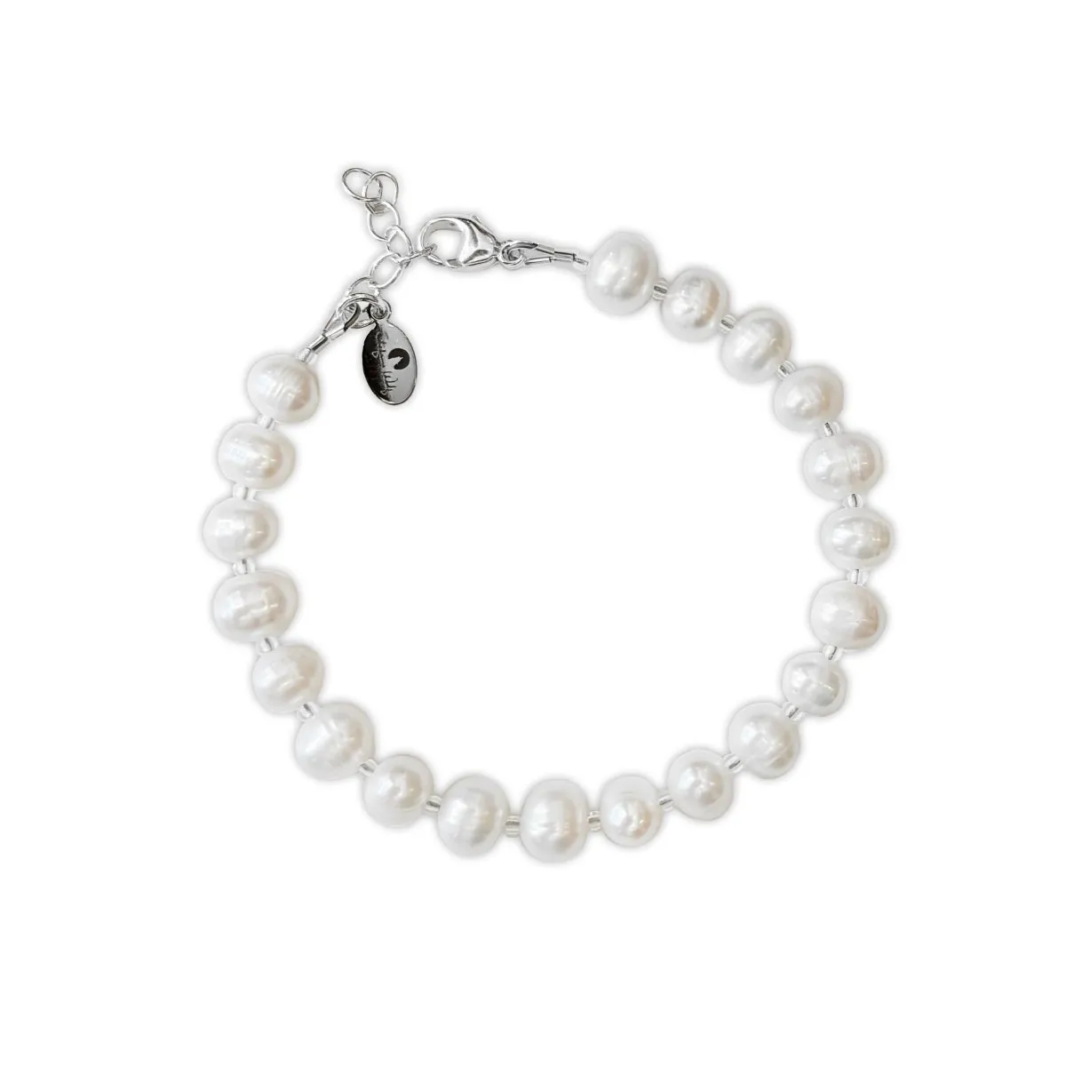 Silver Freshwater Pearl Bracelet