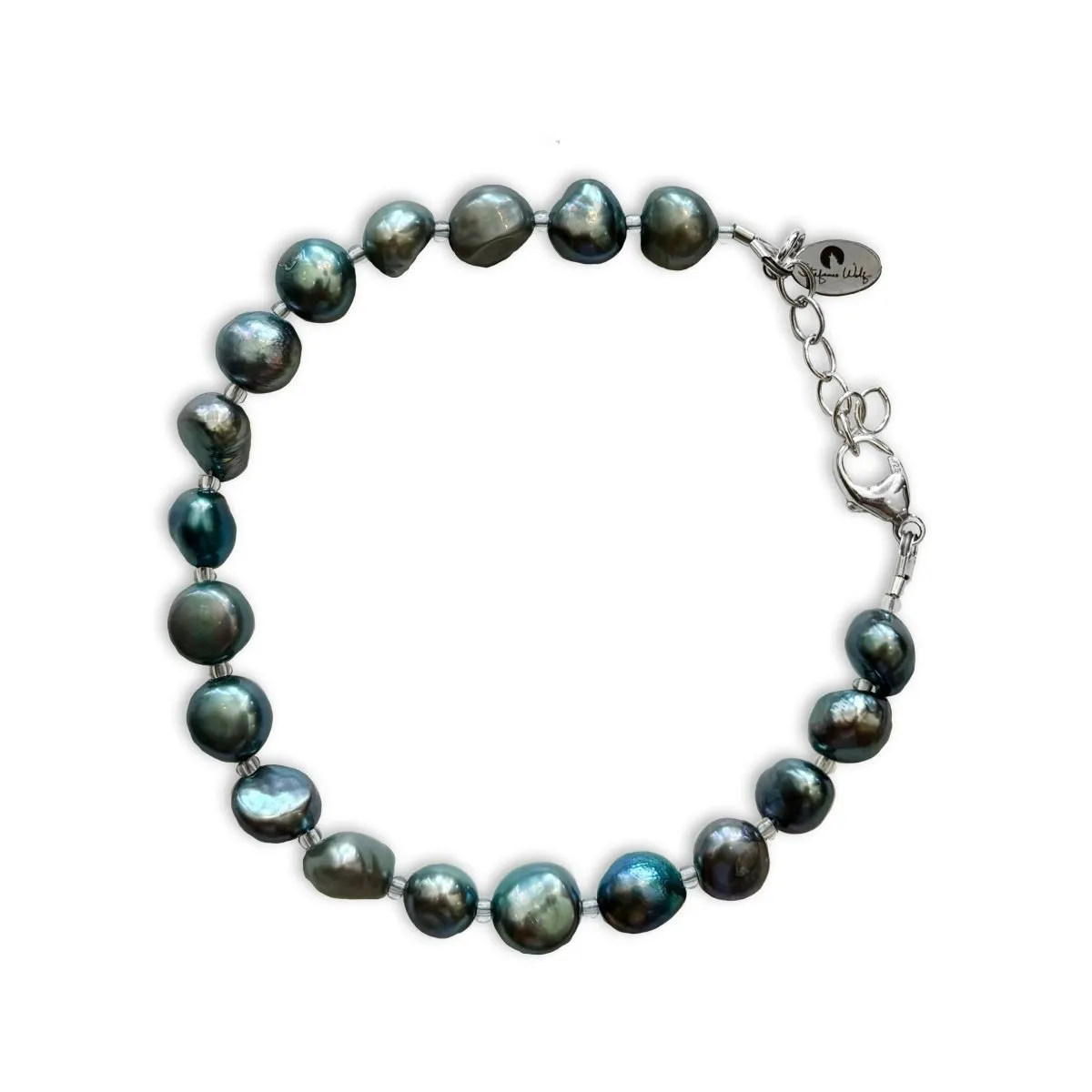 Silver Freshwater Pearl Bracelet