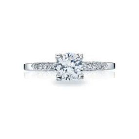 Simply Tacori Snowflake Round Engagement Ring