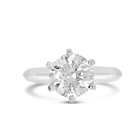 Six Prong Solitaire Diamond RIng