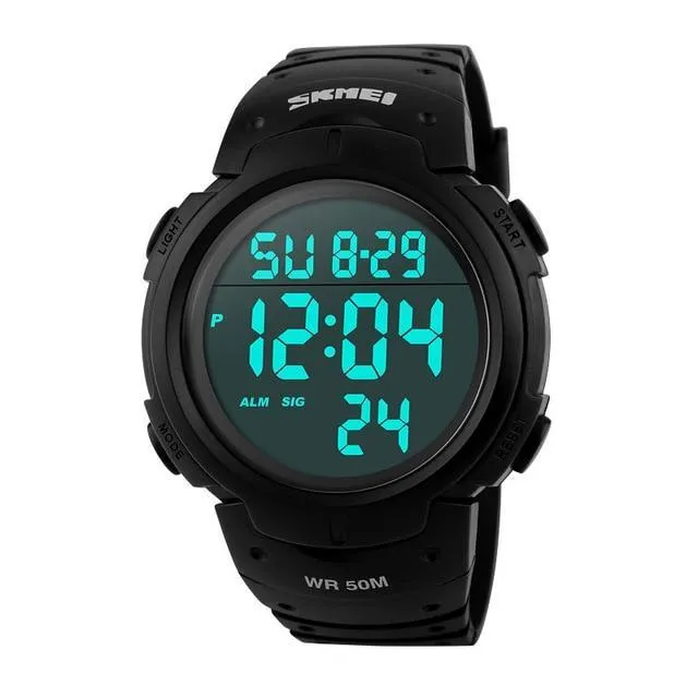 SKMEI 1068 Shock Resist Sport Watch w/ EL Back-light