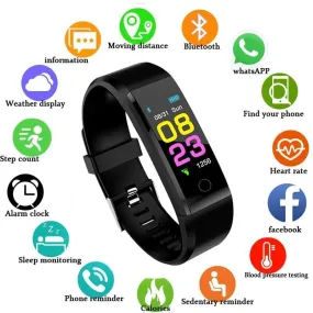 Smart Watch and Blood Pressure Monitor for Men Women Fitness Tracker