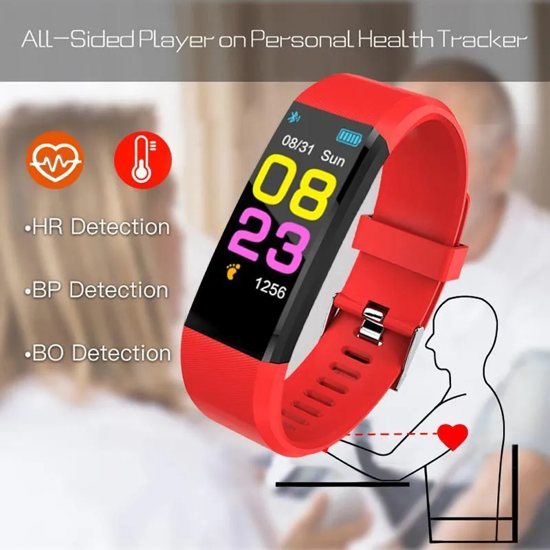 Smart Watch and Blood Pressure Monitor for Men Women Fitness Tracker