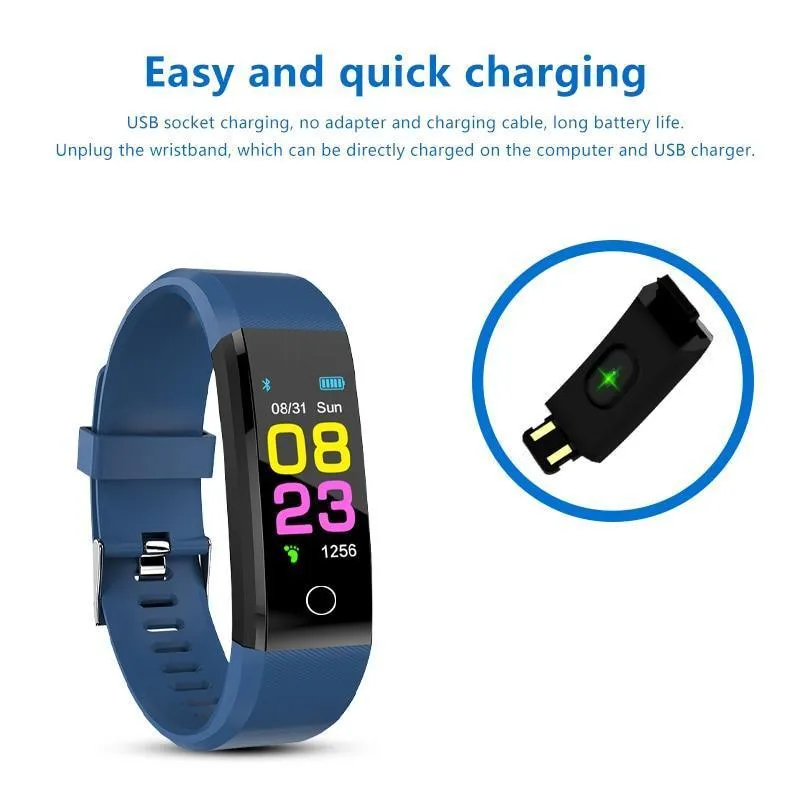 Smart Watch and Blood Pressure Monitor for Men Women Fitness Tracker