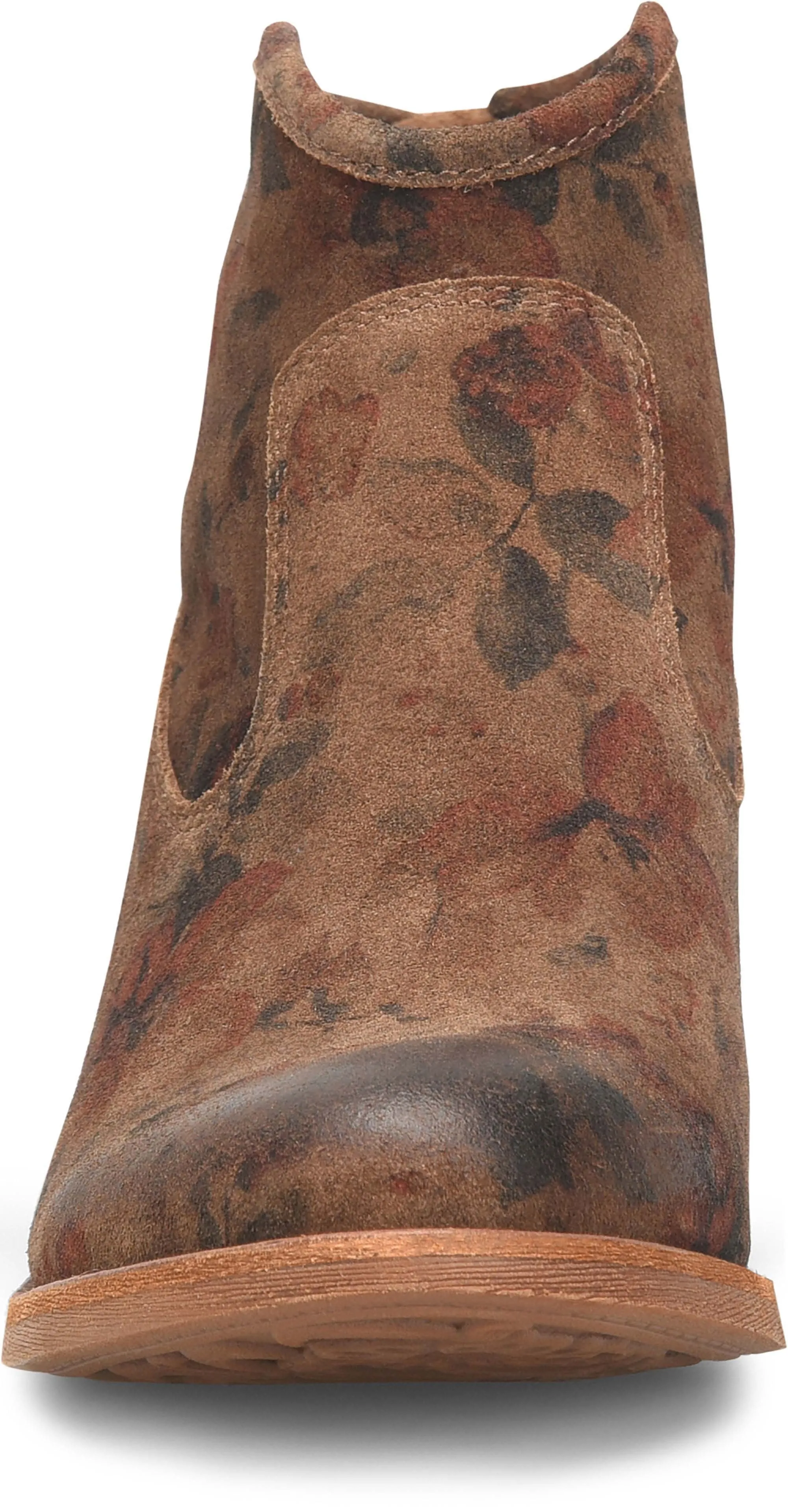 Sofft Women's Aisley Western Leather Boots - Brown Floral