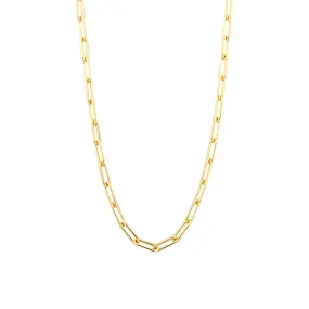 sterling 30" link necklace