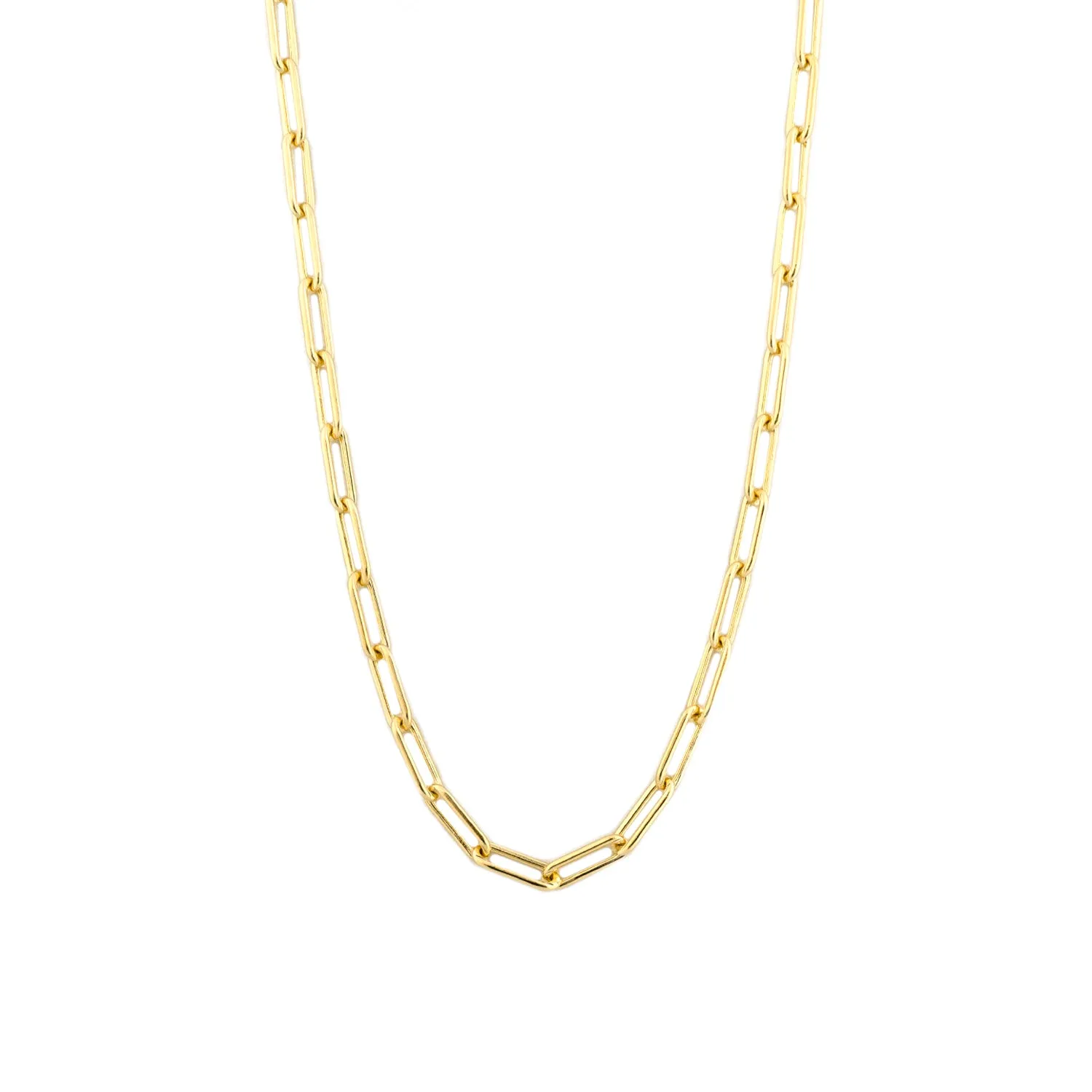 sterling 30" link necklace