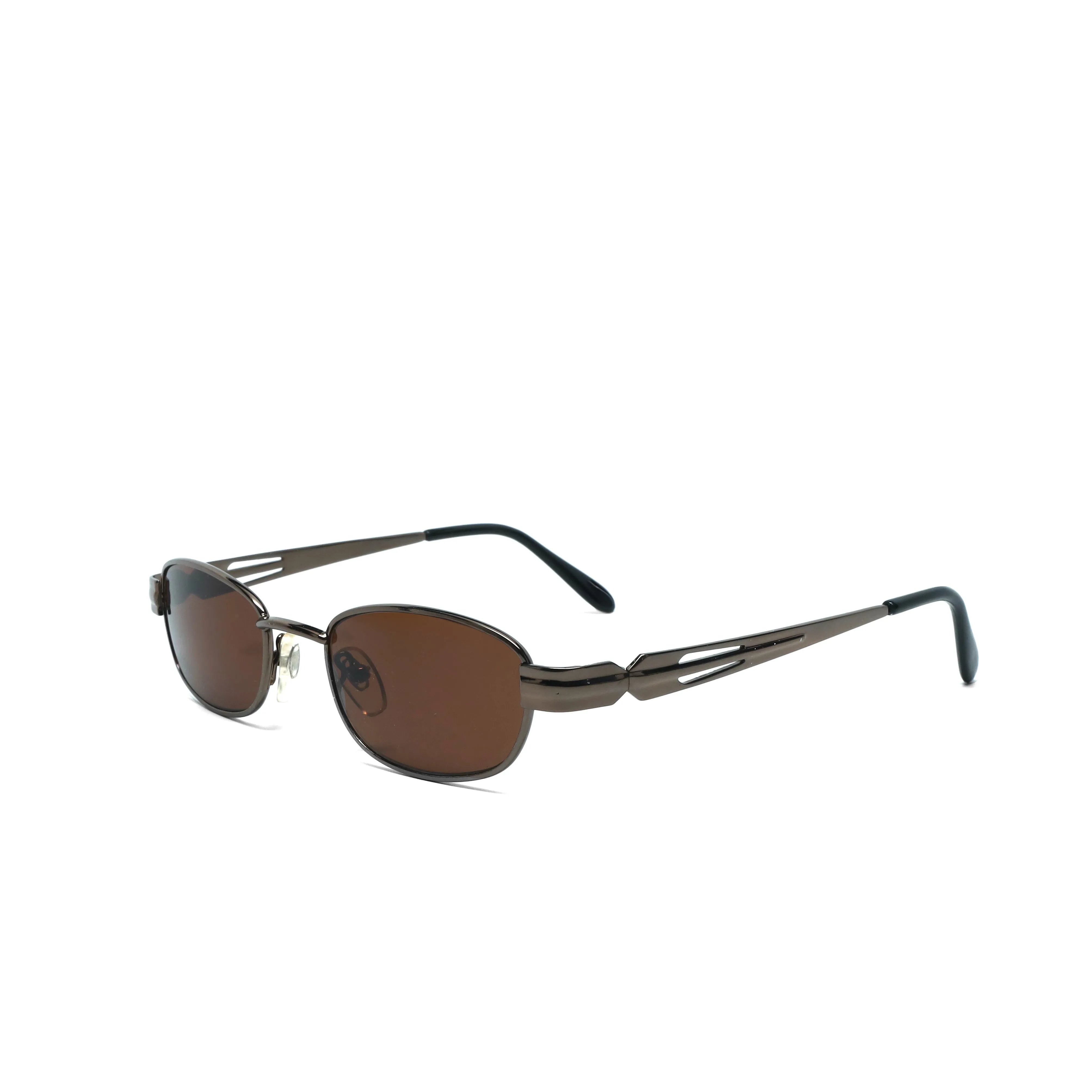 //Style 1123// 90s Deadstock Rectangle Sunglasses - Bronze