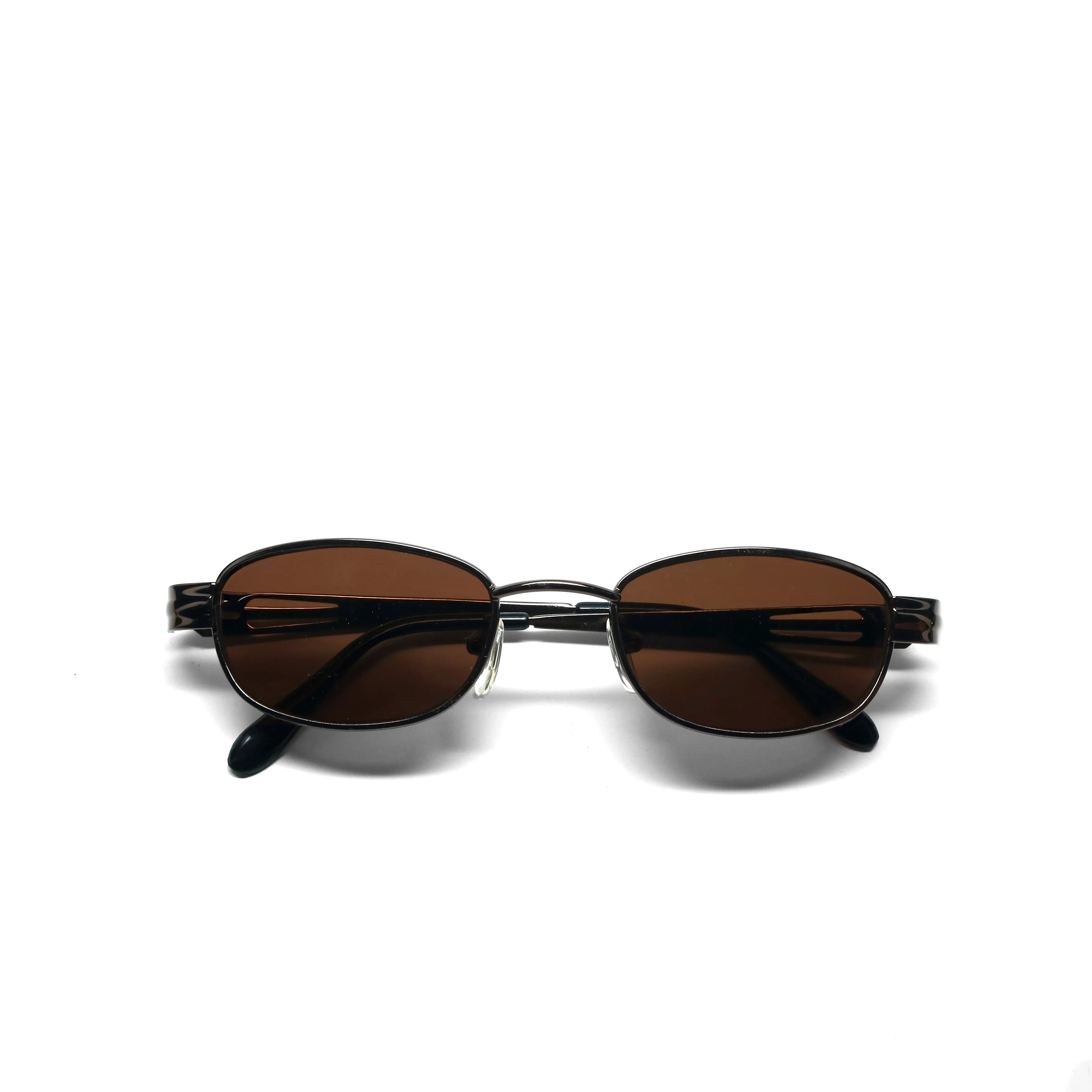 //Style 1123// 90s Deadstock Rectangle Sunglasses - Bronze