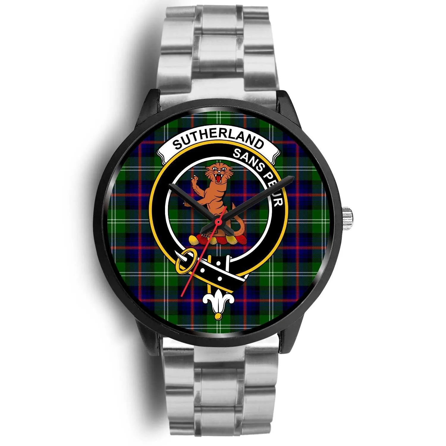 Sutherland I Clan Badge Tartan Black Watch