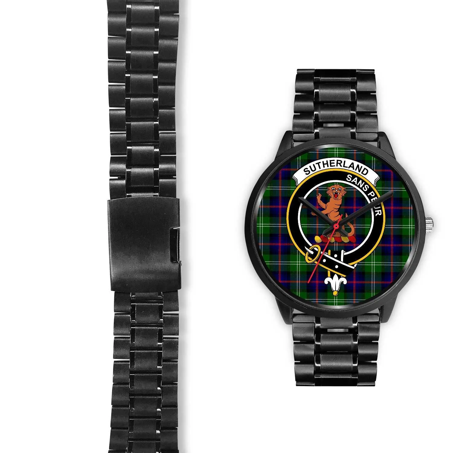 Sutherland I Clan Badge Tartan Black Watch