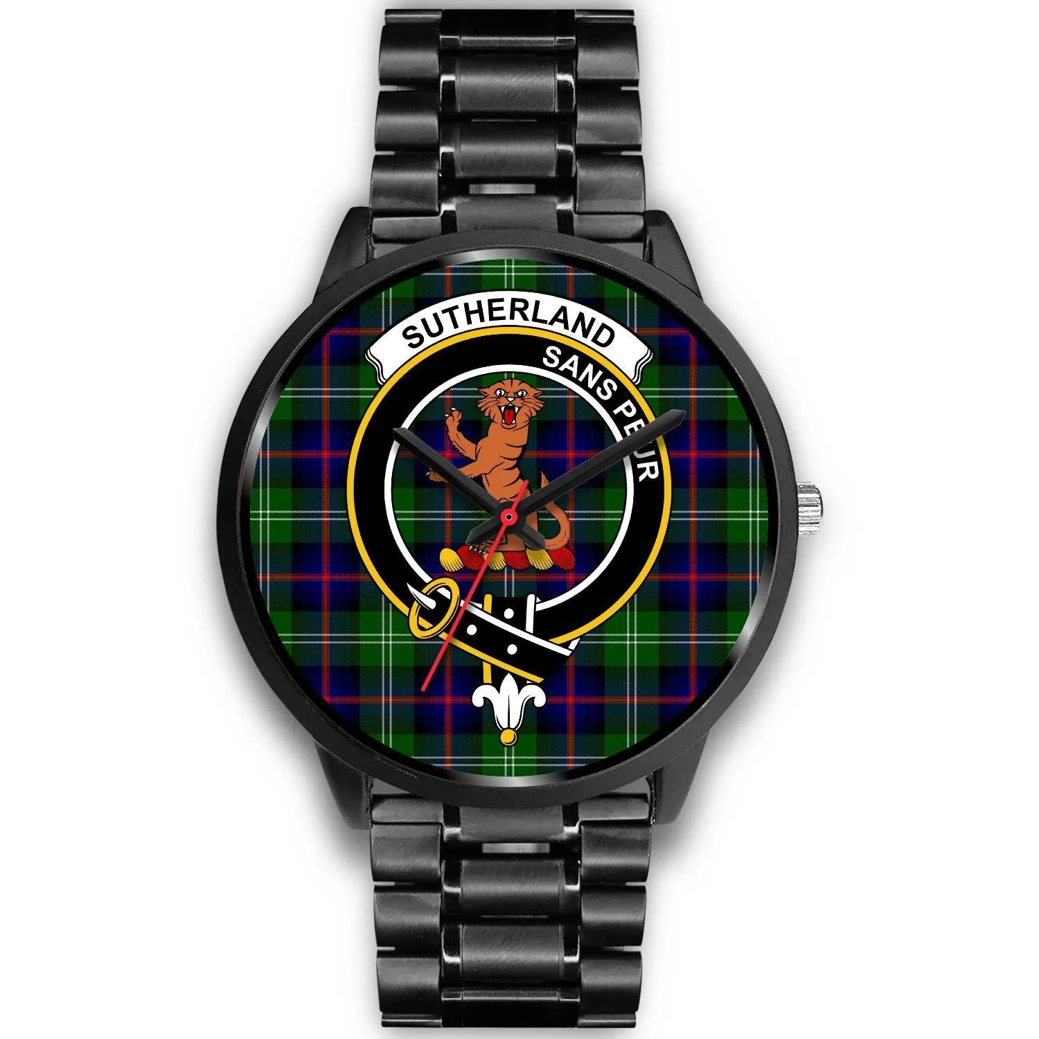 Sutherland I Clan Badge Tartan Black Watch