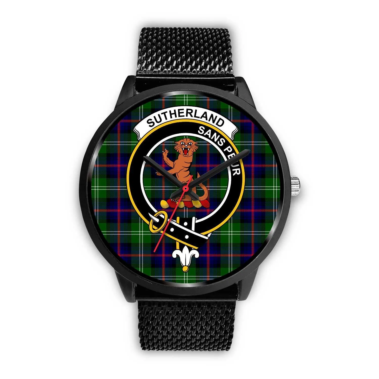 Sutherland I Clan Badge Tartan Black Watch