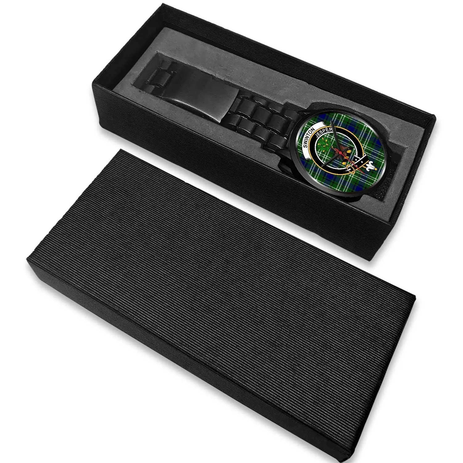 Swinton Clan Badge Tartan Black Watch