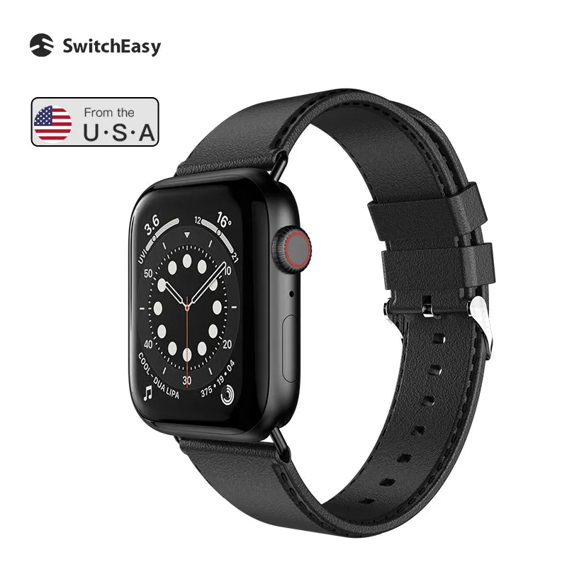 SwitchEasy Wrap Genuine Leather Watch Band for Apple Watch