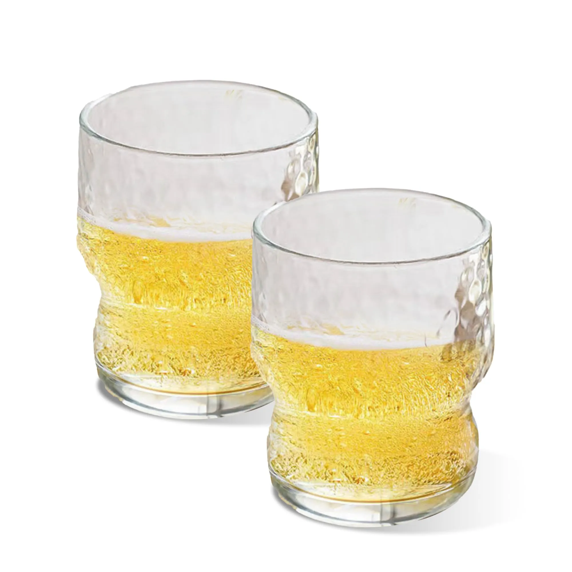 The Better Home Zest Water Glasses Set of 2 (300ml Each) | Juice Glasses | Lead Free Drinking Glasses | Kaanch Ke Glass | Kitchen Gift Items | Cold Drink Glass | Cocktail Glass | Housewarming Gifts