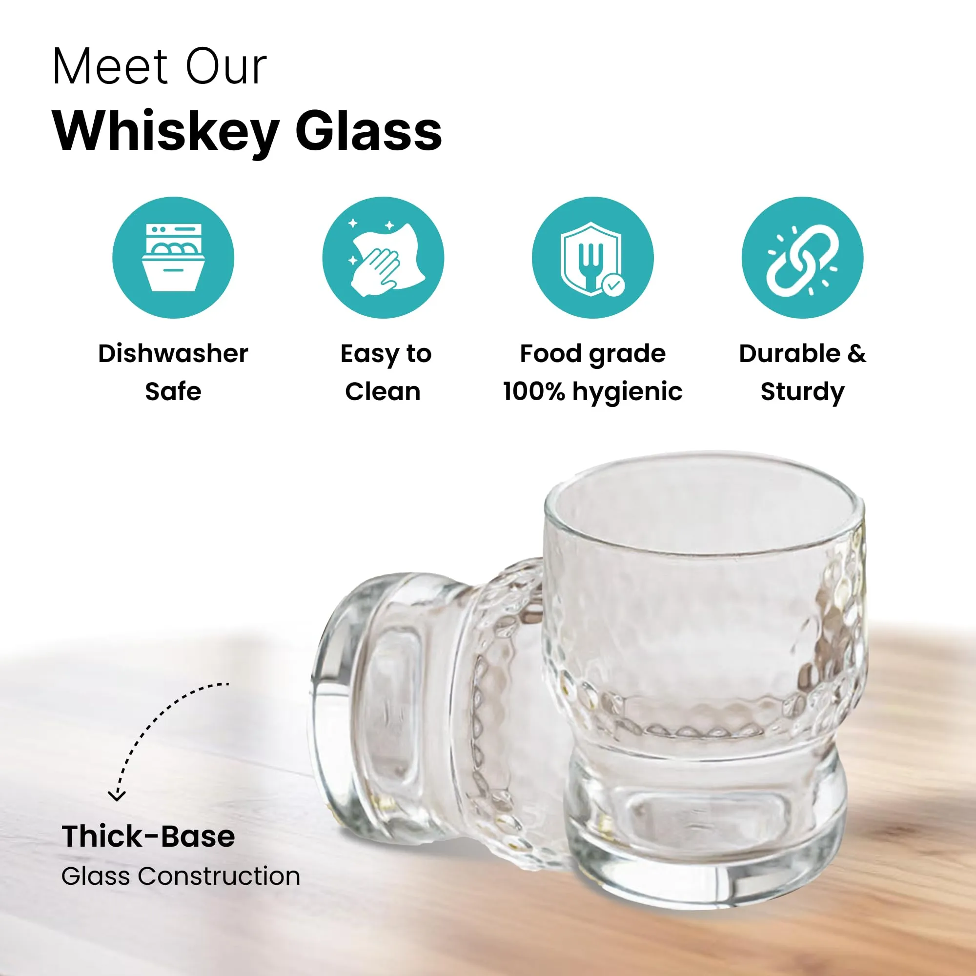 The Better Home Zest Water Glasses Set of 2 (300ml Each) | Juice Glasses | Lead Free Drinking Glasses | Kaanch Ke Glass | Kitchen Gift Items | Cold Drink Glass | Cocktail Glass | Housewarming Gifts