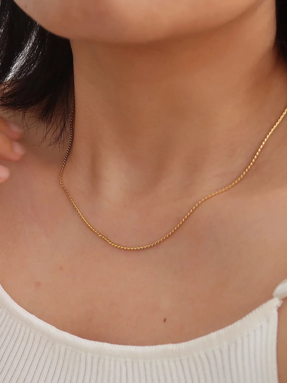 The Snake Chain Necklace - Gold OR Silver