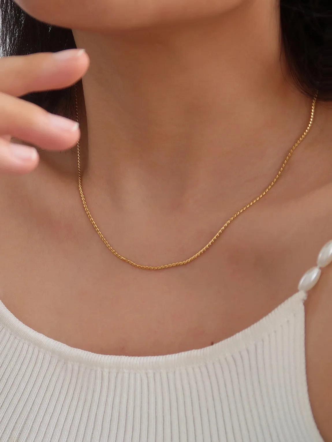 The Snake Chain Necklace - Gold OR Silver