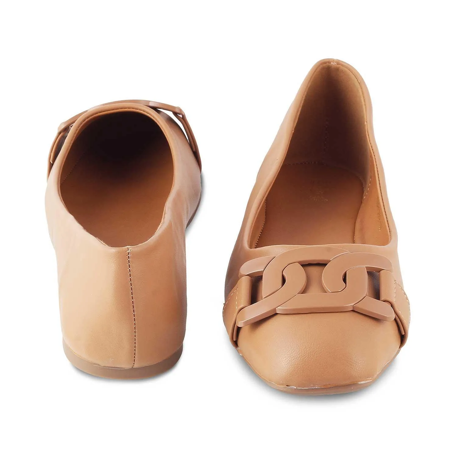 The Tresx Tan Women's Dress Ballerinas Tresmode