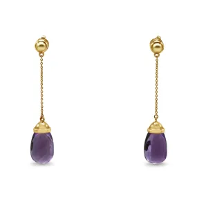 Tiffany & Co. Paloma Picasso Amethyst Drop Earrings