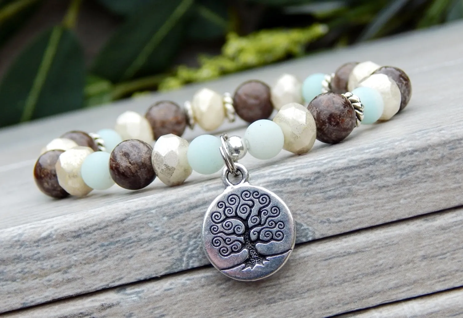 Tree of Life Bracelet - Calming Beaded Jewelry