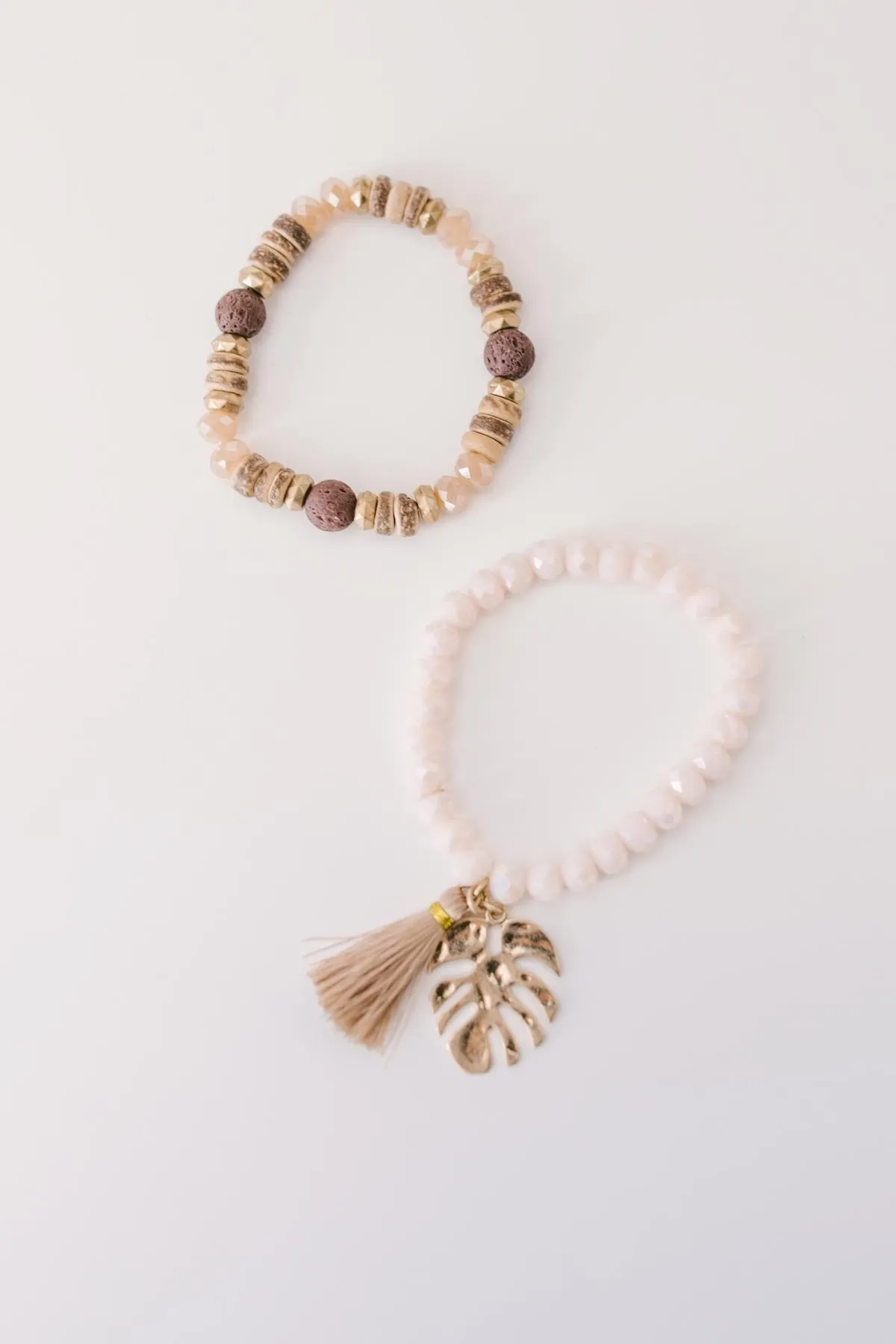 Tropics & Jade Stone Bracelet Set