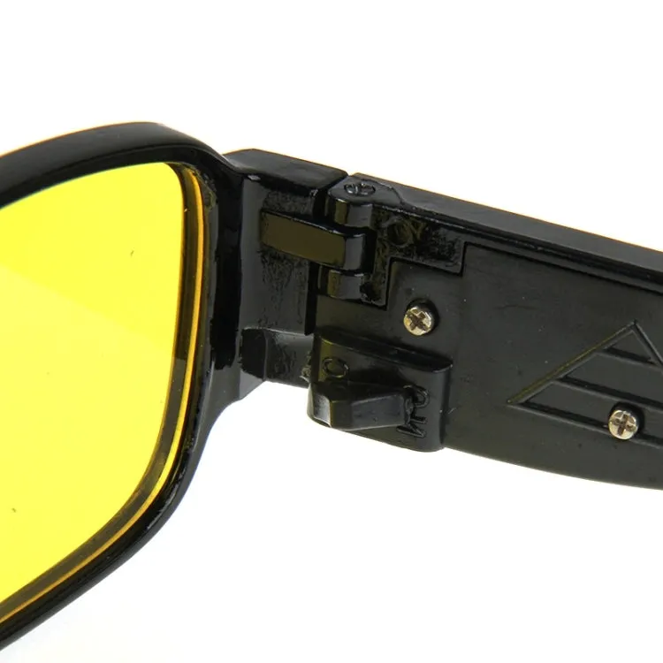 UV Protection Yellow Resin Lens Reading Glasses with Currency Detecting Function,  3.50D