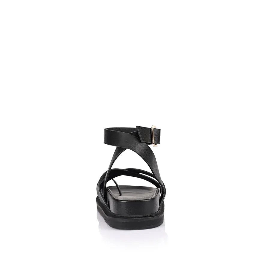 Verali Brady Footbed Sandal Black