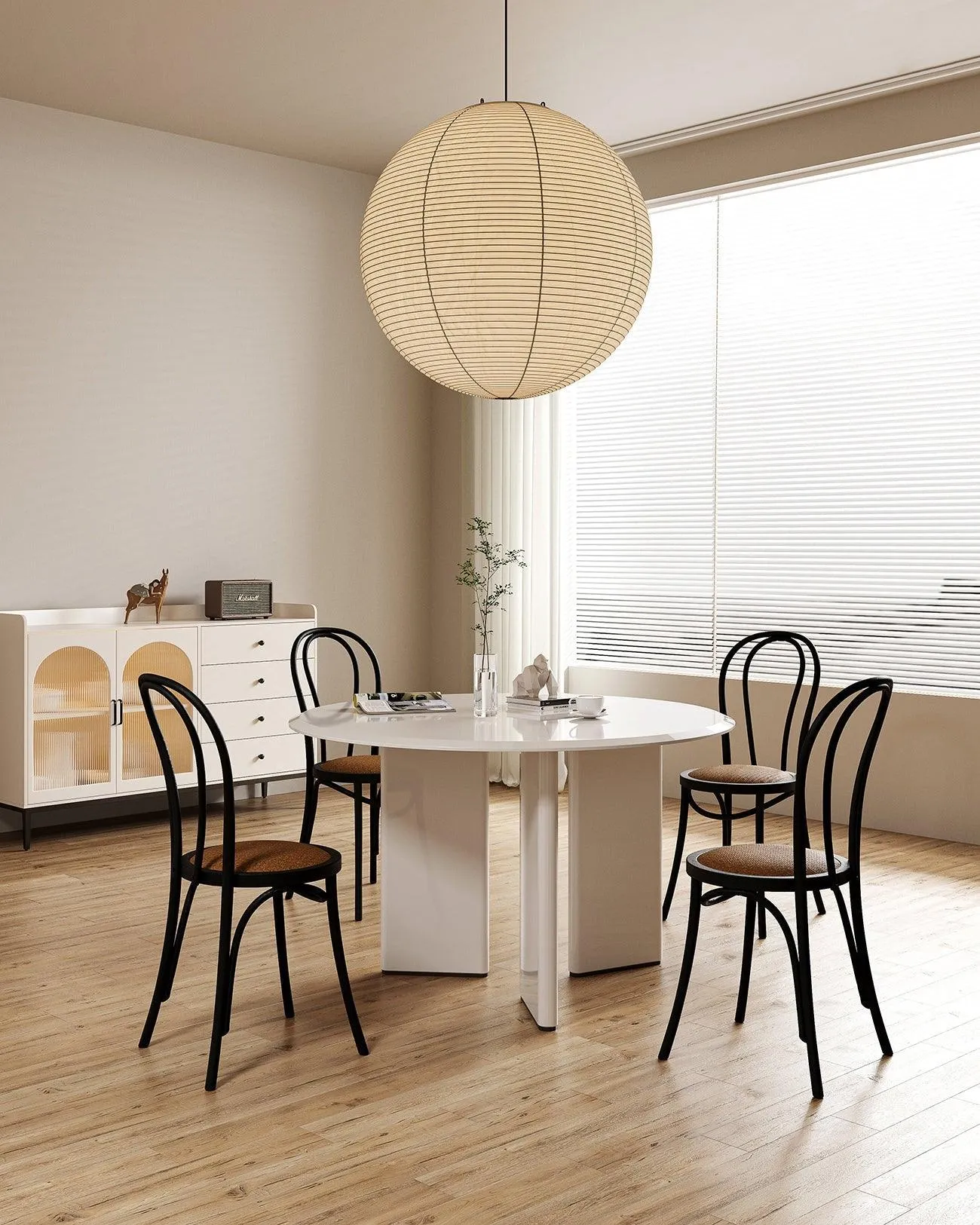 Washi Paper Round Series Pendant Lamp