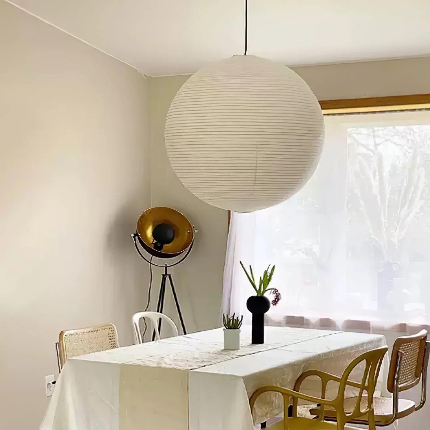 Washi Paper Round Series Pendant Lamp