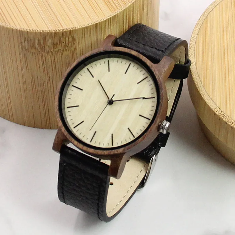 White Dew Wood Watch | Walnut Wood