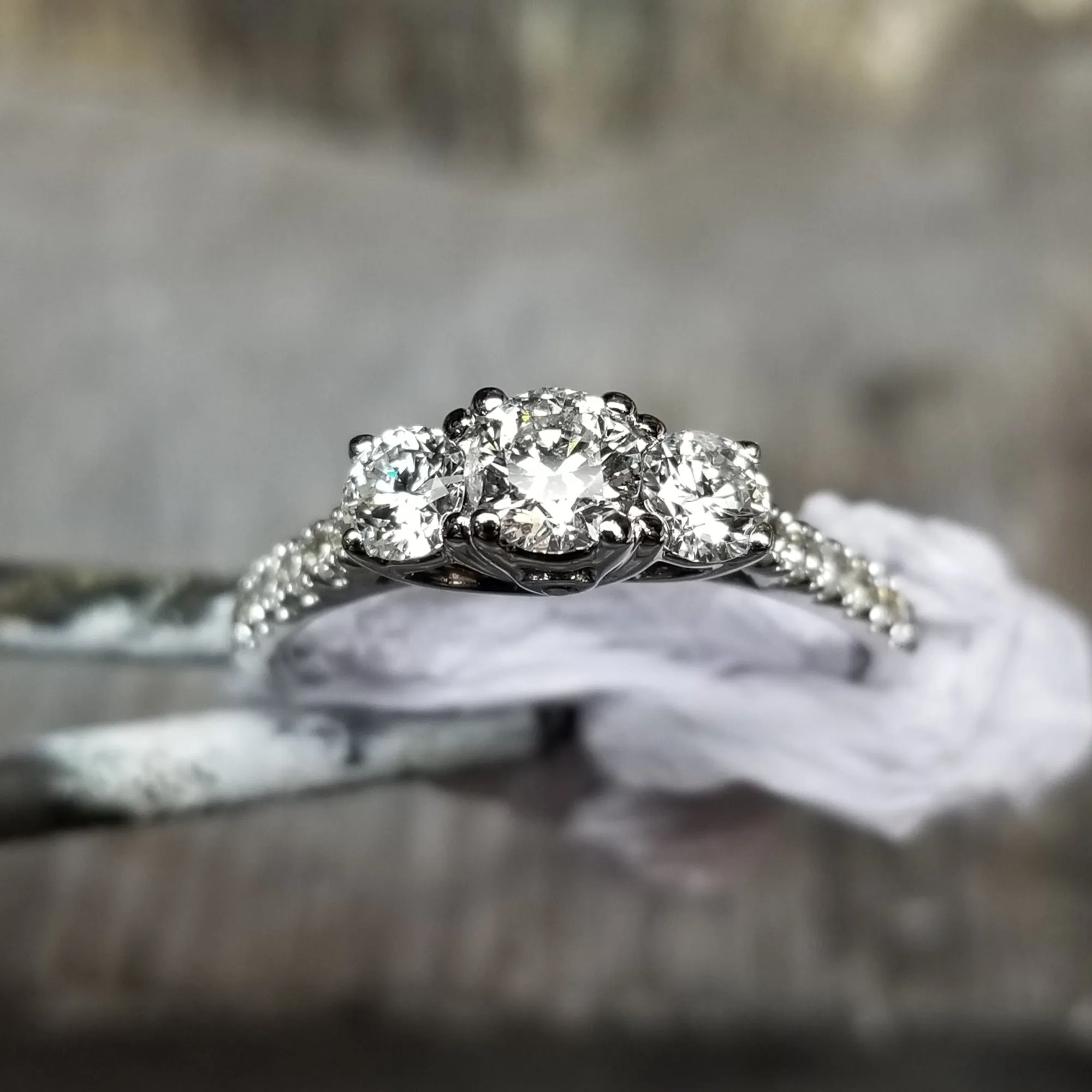 Winter Ready for Love Diamond Engagement Ring