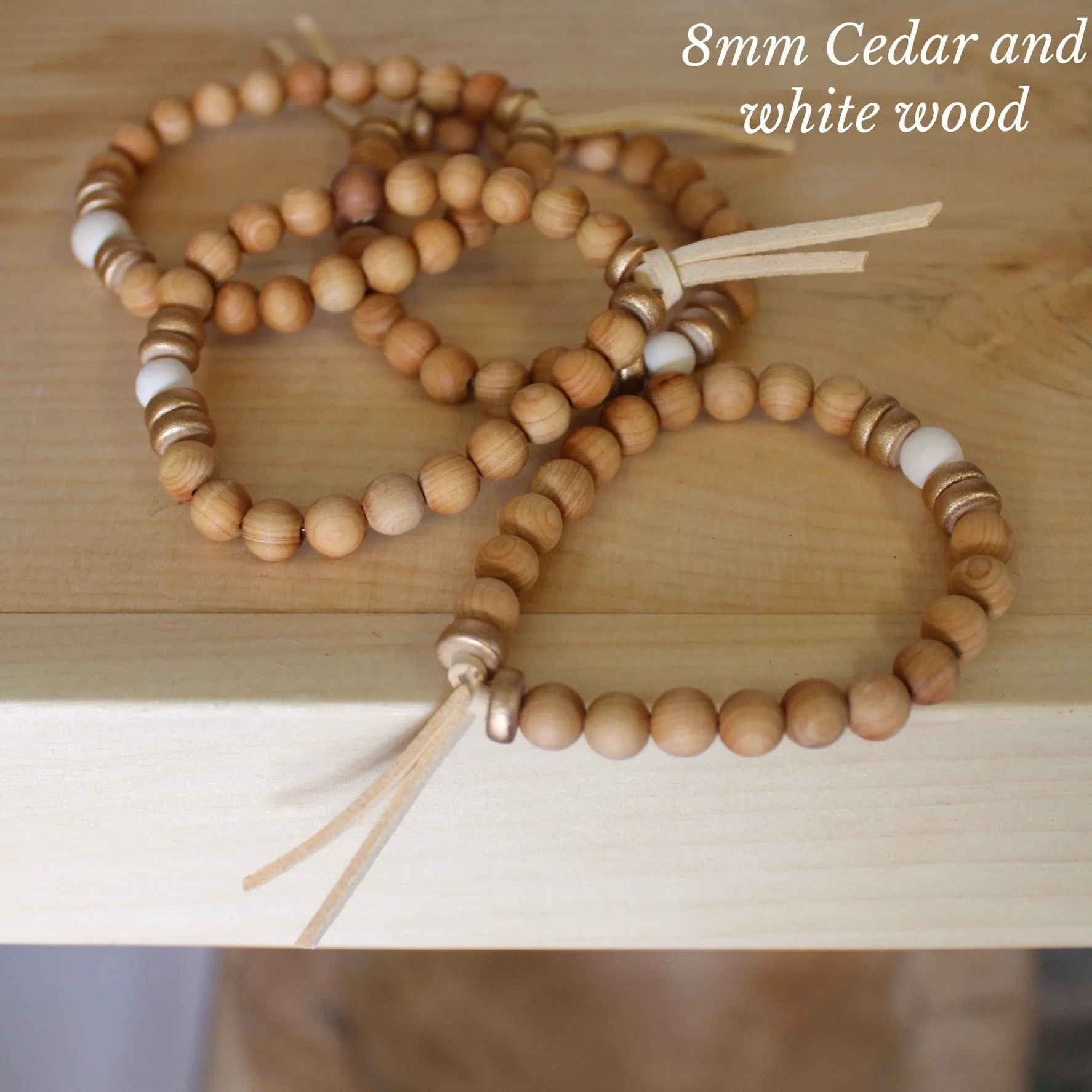 Wood Bead Bracelet