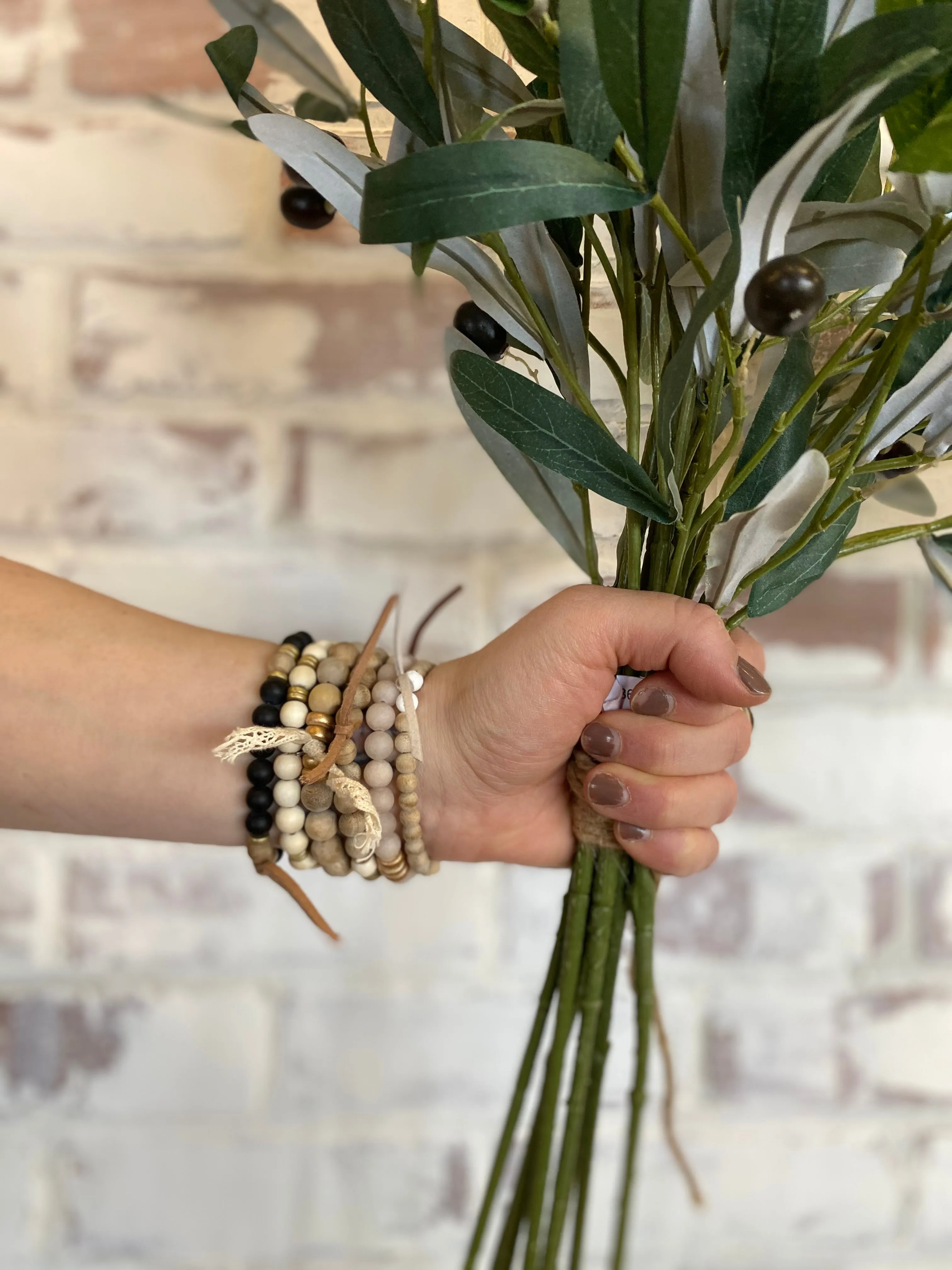 Wood Bead Bracelet