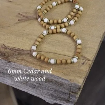 Wood Bead Bracelet